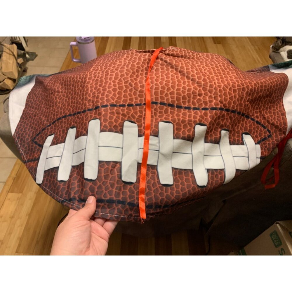 NEW 34" Football themed Tree Skirt AD2 - Picture 2 of 2